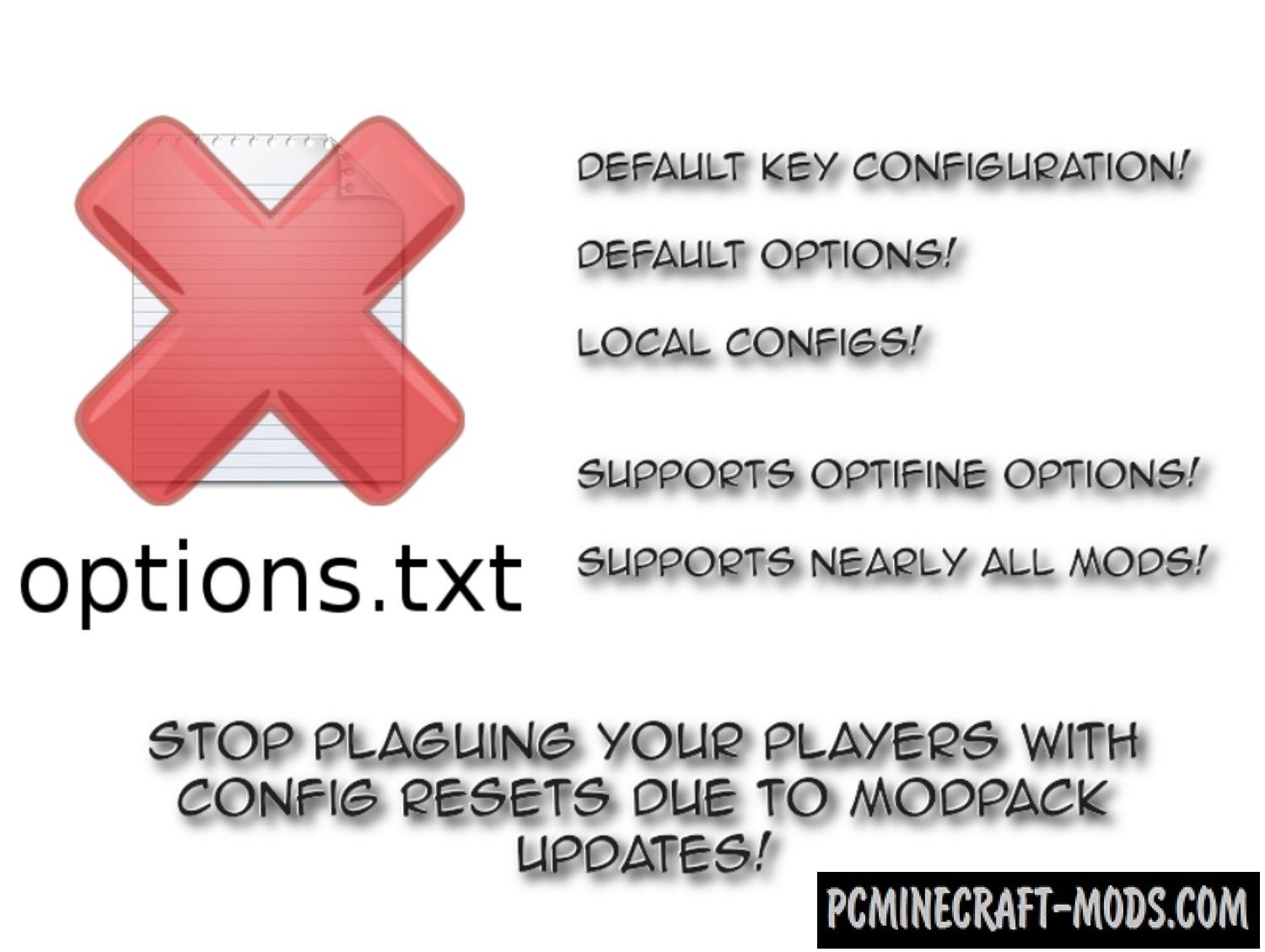 Default Options Gui Tweak Mod For Minecraft 1 18 1 Pc Java Mods