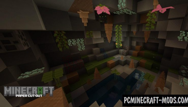 Paper Cut-Out 16x Resource Pack For Minecraft 1.19.4, 1.19.3
