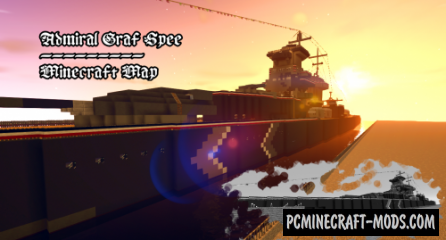 Admiral Graf Spee - Building, Art Map For Minecraft 1.18.2