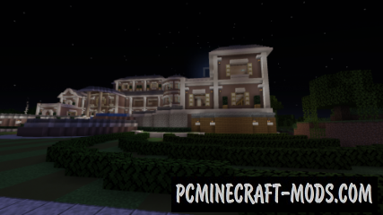 Huge Suburban Mansion Map For Minecraft 1.19
