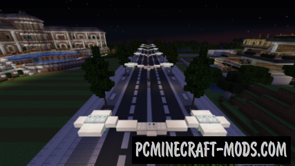 Lavender - City, Mansion Map For Minecraft