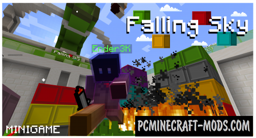 Falling Sky - Minigame Map For Minecraft 1.19