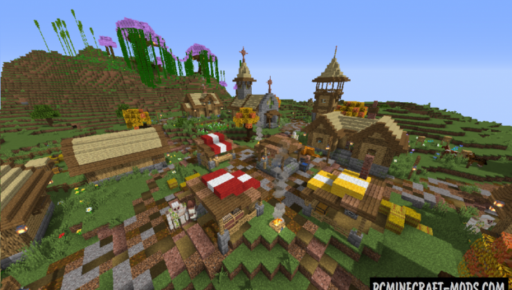 Custom World "M" - Adventure Map For Minecraft
