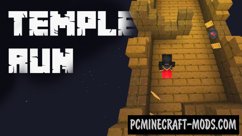 Jungle Temple Run - MiniGame Map For Minecraft