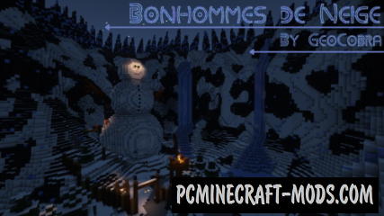 Bonhommes de Neige - CTM Map For Minecraft