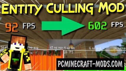 Entity Culling - FPS Boost Tweak Mod For MC 1.20.4, 1.19.4, 1.19.3