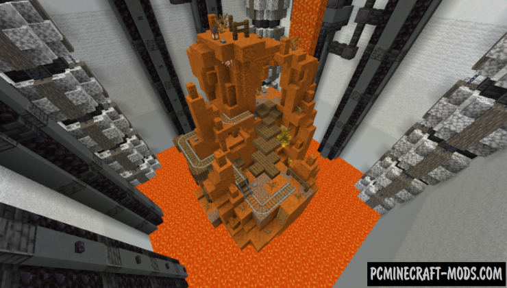 KnockDown Town - Arena Map For Minecraft
