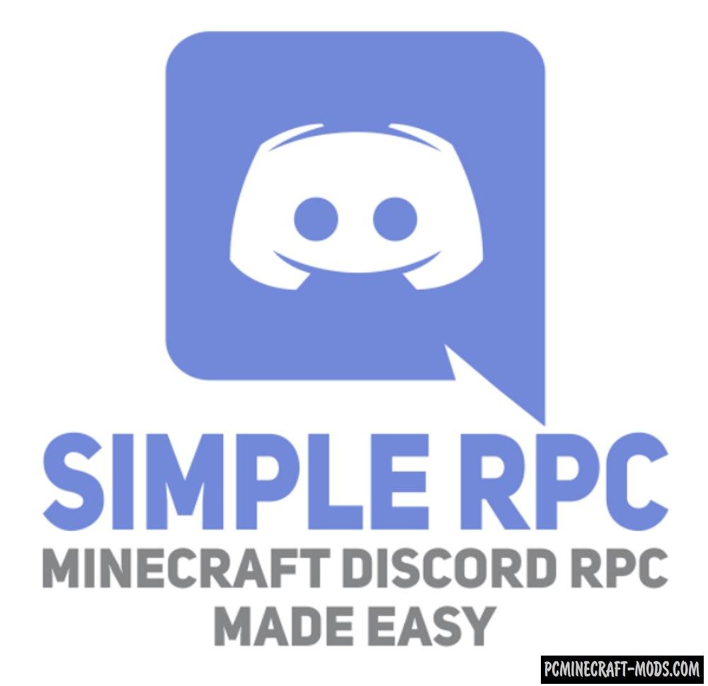 Simple Discord RPC - APP, Tweak Mod For MC 1.20.1, 1.19.4