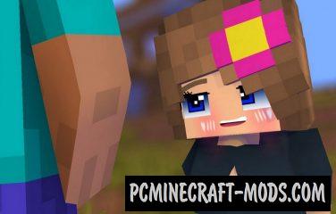 Jenny Ellie - 3D Girlfriend Mod For Minecraft 1.20, 1.12.2