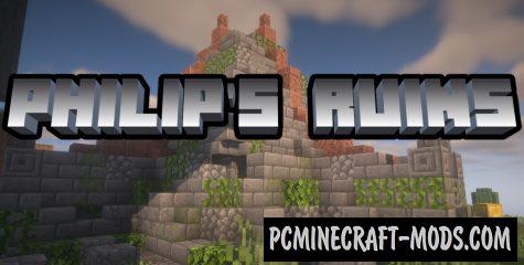 Philip's Ruins - New Structures, Gen Mod For Minecraft 1.19.4