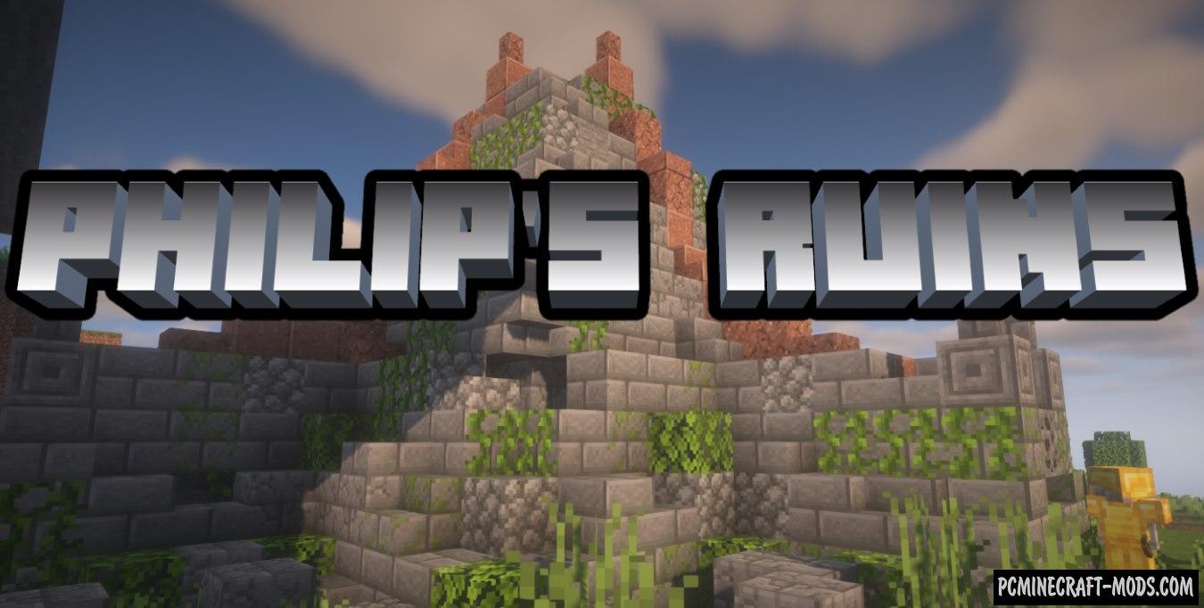 Philip's Ruins - New Structures, Gen Mod For Minecraft 1.19.4