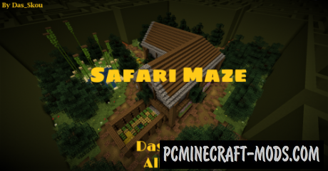 Safari Maze – Puzzle Map For Minecraft