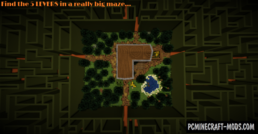 Safari Maze – Puzzle Map For Minecraft