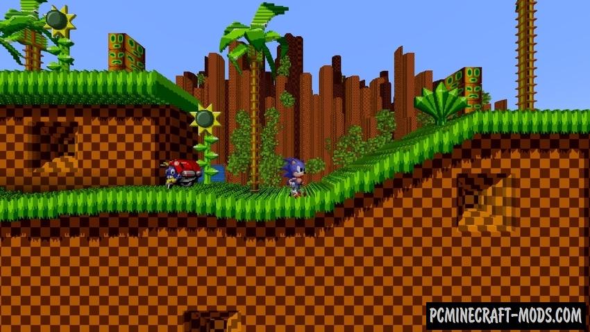 Sonic: Green Hill Zone – Minigame Map For Minecraft