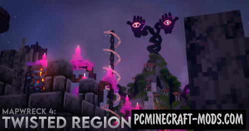 Twisted Regions – Finding Map For Minecraft
