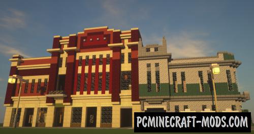 Complex Of Residential Buildings – Adventure Map For Minecraft