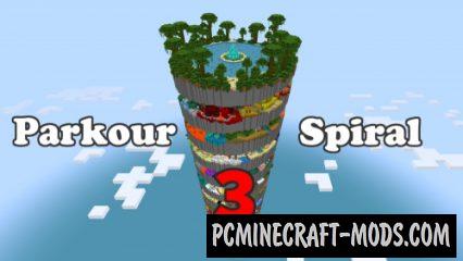 Parkour Spiral 3 – Parkour Map For Minecraft