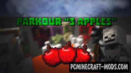 Parkour "3 Apples" – Parkour Map For Minecraft