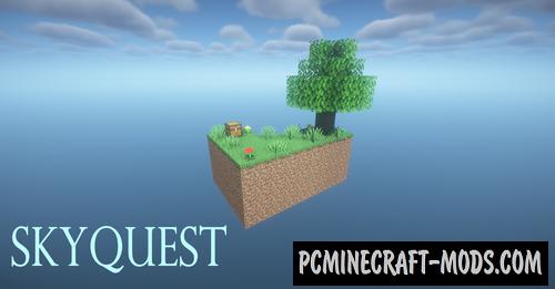 SkyQuest – Survival Map For Minecraft
