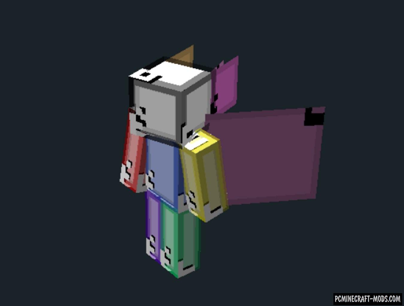 Cosmetics mod minecraft. Ears Mod Minecraft. Minecraft Ears model. Cosmetics Mod.