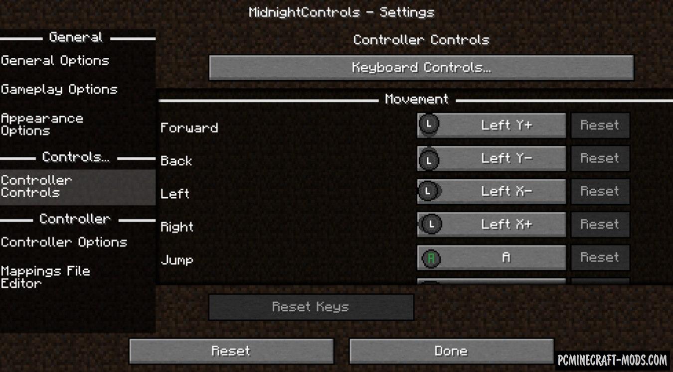 MidnightControls - Tweak Mod For Minecraft 1.20.1, 1.19.4
