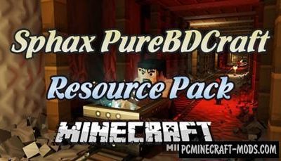 Sphax PureBDCraft 128x Resource Pack MC 1.20.2, 1.20.1